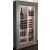 Vitrine à vin multi-usages - P36cm - Équipement mixte horizontales - Cadre droit