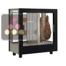 Vitrine réfrigérée de présentation pour charcuteries et fromages - 4 côtés vitrés - Sans habillage ACI-TCA203N-R290-1