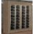 Combiné de 2 vitrines à vin multi-températures pour installation centrale - Usage pro - Bouteilles inclinées - Façades droites