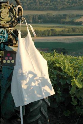 Tablier Toile épaisse blanche