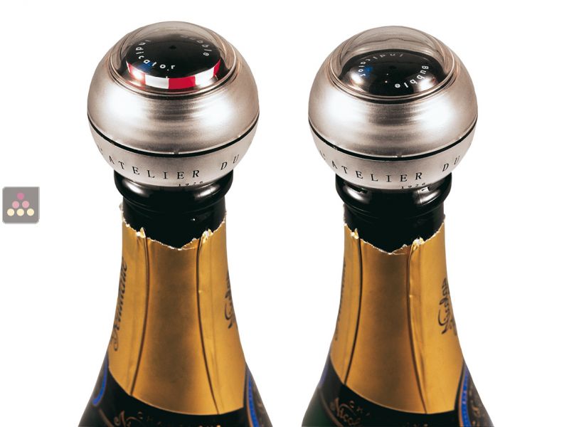 Bouchons de Champagne, 4 Pièces Bouchon à Champagne avec Interrupteur  Rotatif, Réutilisable Scellé Bouchons de Bouteille Champa A7