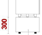 Pour Socle hauteur 300 mm 