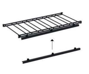 Avec supports pour éclairage LED horizontal (bandes LEDs non fournies)