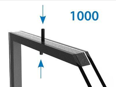 Obligatoire pour toute installation de vitrine située à une altitude supérieure à 1000 mètres et éviter aux portes en verre de se briser. 