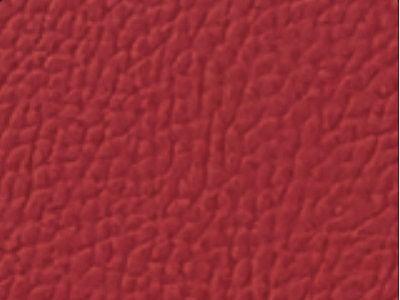 Le panneau intérieur est habillé d'éco-cuir rouge (simili-cuir à faible impact environnemental)