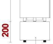 Pour Socle hauteur 200 mm 