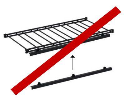 Sans support pour éclairage LED horizontal