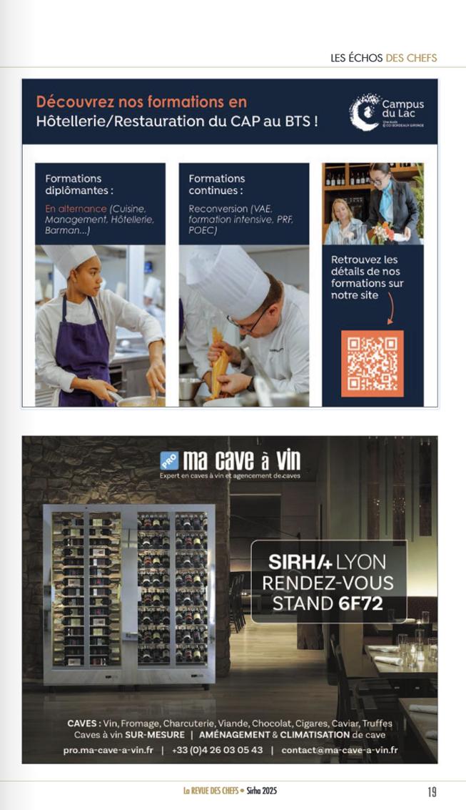 La revue des chefs